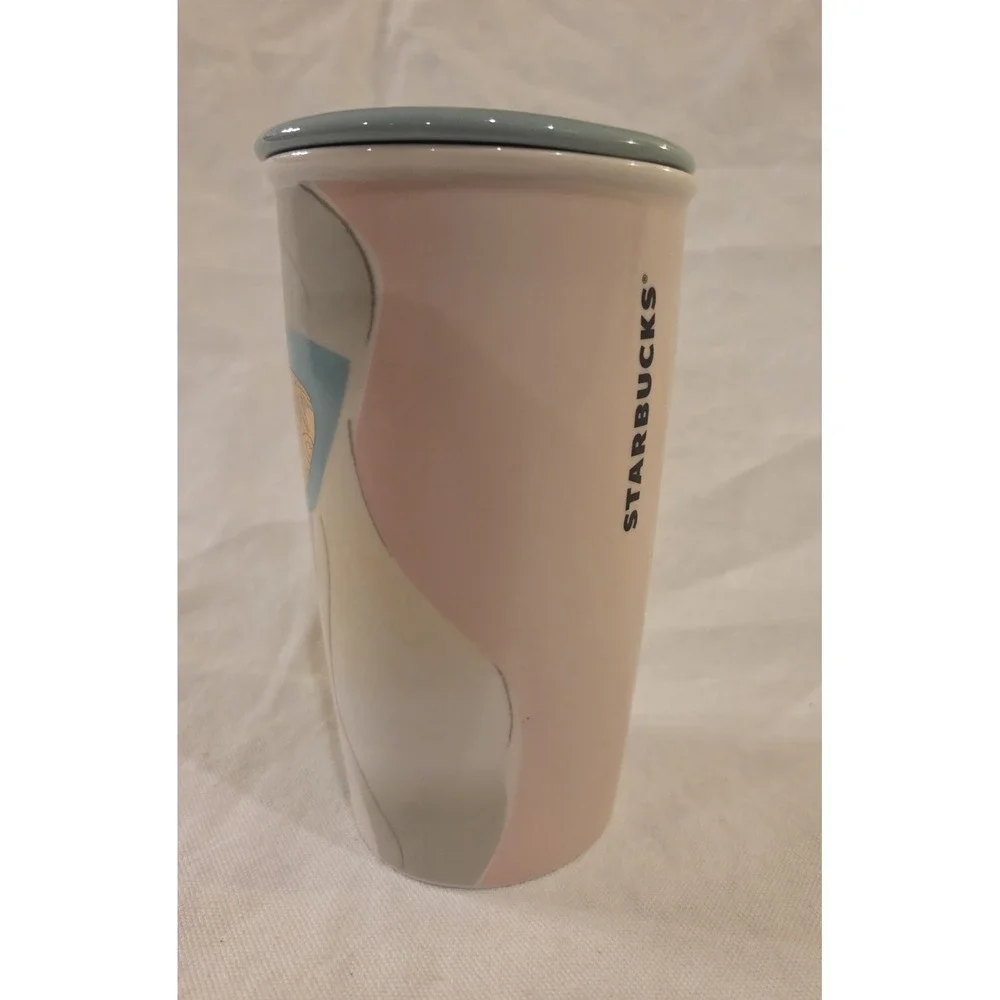 Starbucks Los Angeles LA Girl Sunglasses Ceramic Coffee Travel Mug 12 OZ